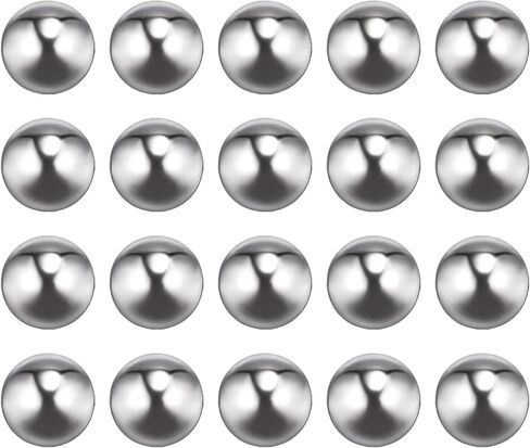 uxcell 25pcs 14mm 201 Stainless Steel Bearing Balls G1000 Precision in Saudi Arabia