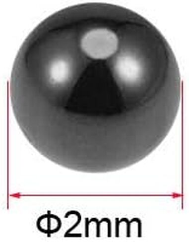 uxcell 2mm Ceramic Bearing Balls, Si3N4 Silicon Nitride Ball G5 Precision 25pcs in Saudi Arabia