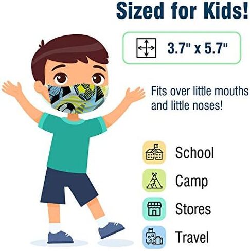 WECARE Disposable Kids Face Masks - 50 Variety Pack in Saudi Arabia