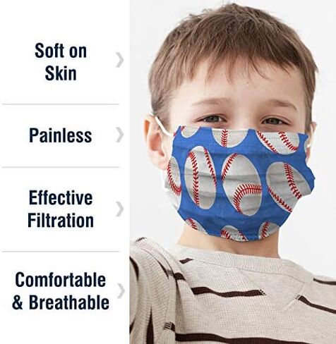 WECARE Disposable Kids Face Masks - 50 Variety Pack in Saudi Arabia