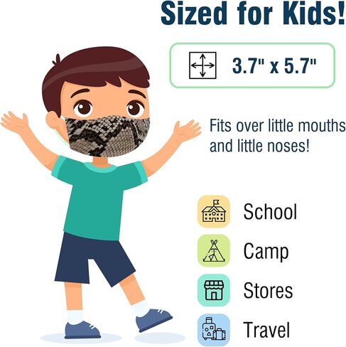 أقنعة وجه للأطفال للاستعمال مرة واحدة من WECARE - عبوة متنوعة من 50 قطعة in Kuwait