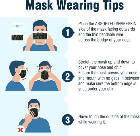 أقنعة وجه للأطفال للاستعمال مرة واحدة من WECARE - عبوة متنوعة من 50 قطعة in Kuwait