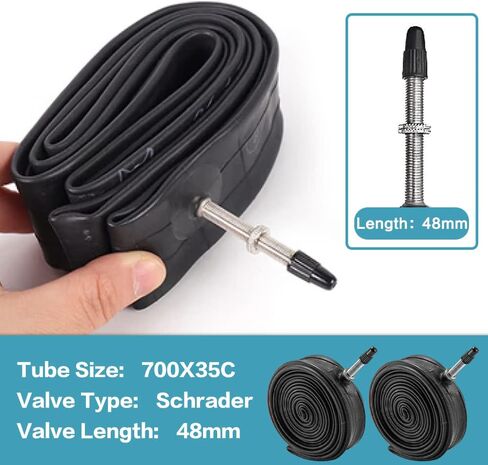 2 Pack 700x35C Road Bike Tires Brown Wall with 2 Levers 48mm Presta Valves with or Without Inner Tubes Bicycle Tire Foldable Replacement Tires for City Street Commuter Comfort Tires in Saudi Arabia