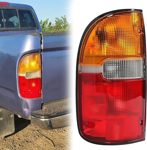 مجموعة ضوء الذيل HECASA متوافقة مع 1995-2000 Toyota Tacoma Driver مصباح فرامل الإشارة الجانبية الضوء الخلفي مع استبدال المصباح (المصابيح) لـ TO2800116 in Kuwait