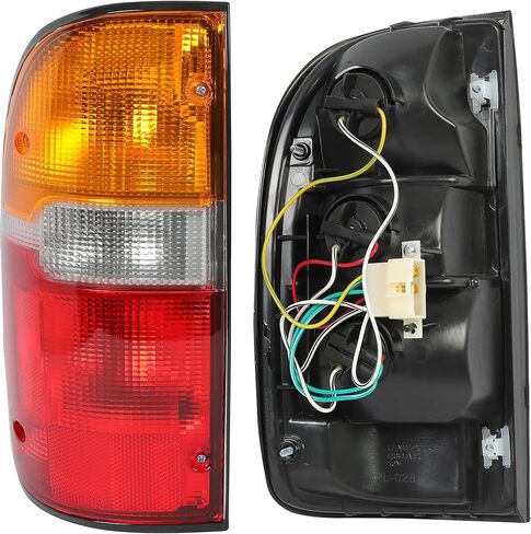 مجموعة ضوء الذيل HECASA متوافقة مع 1995-2000 Toyota Tacoma Driver مصباح فرامل الإشارة الجانبية الضوء الخلفي مع استبدال المصباح (المصابيح) لـ TO2800116 in Kuwait