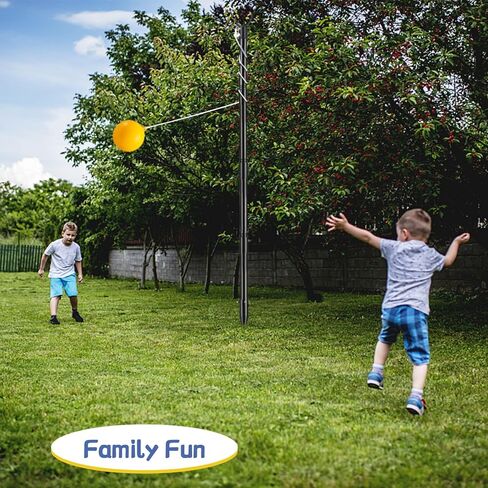 مجموعة كرة الحبل مع قاعدة - مجموعة كرة الحبل شديدة التحمل، كرة وحبل وعمود بطول 9.1 قدم - مجموعة كرة حبل محمولة للأطفال والكلاب في الفناء الخلفي in Kuwait