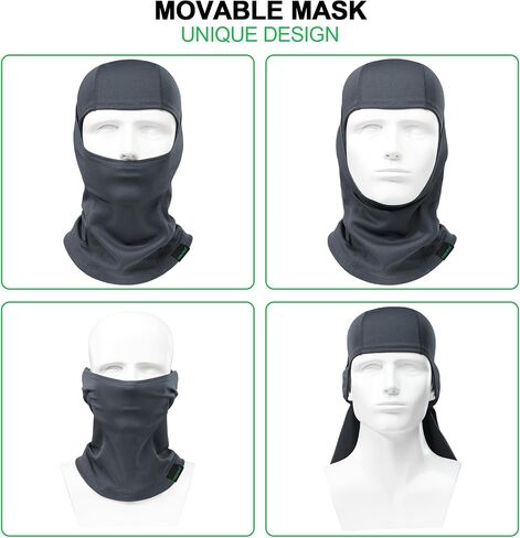 Balaclava Ski Mask 3 Pieces Full Face Cover for Men and Women Breathable Full Face Mask for Skiing Outdoor Sports in Kuwait