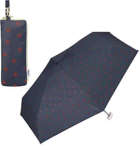 Parasol Shade Jagged heart Small hearts Mini Shields sun 100% protection from UV ray Shields heat Good for rain or shine Foldable parasol Commute to work Commute to school Travel Stylish Cute Female Women 801-14828-102 in Saudi Arabia