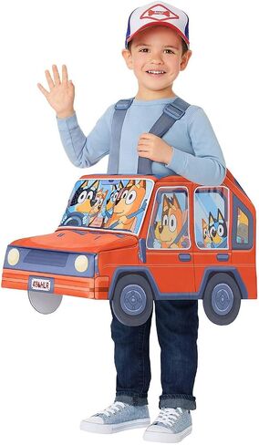Spirit Halloween Bluey Toddler Car Ride-Along Costume, Officially Licensed in Saudi Arabia
