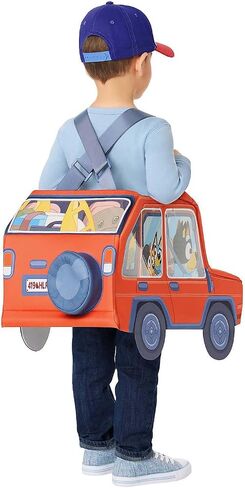 Spirit Halloween Bluey Toddler Car Ride-Along Costume, Officially Licensed in Saudi Arabia