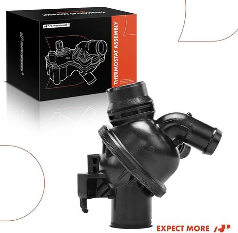 مجموعة مبيت منظم حرارة سائل تبريد المحرك A-Premium متوافقة مع BMW 535i 2011-2016، 535i GT 2010-2017، 535i GT xDrive، 535i xDrive، 740i، 640i xDrive، 640i xDrive Gran Coupe، ActiveHybrid 5 in Saudi Arabia