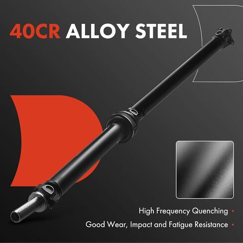 A-Premium 60.75" Rear Drive Shaft Prop Shaft Driveshaft Assembly Compatible with Nissan 1988-1994 D21, L4 2.4L, Standard Cab Pickup, RWD, Manual Transmission, 104.3" Wheelbase, Replace# 3700003G01 in Saudi Arabia