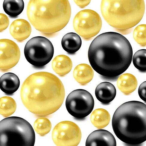 Vase Filler Beads 100PCS Royal Blue Floating Bead for Centerpieces Vases Fake Pearl for Floating Candles Wedding Table Birthday Theme Party Home Decor Makeup Brush Beads No Hole 20/14/10mm in Saudi Arabia