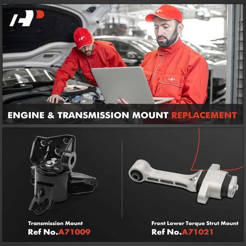 A-Premium Transmission Mount and Torque Strut Mount Kit Compatible with Kia Sportage 2011-2013 & Hyundai Tucson 2010-2013, 2.0L 2.4L, Automatic Transmission, 2-PC Set, Replace# 218303W050 in Saudi Arabia