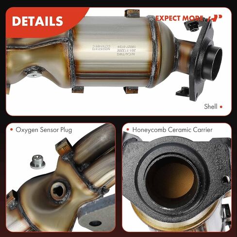 A-Premium Front Exhaust Manifold Catalytic Converter with Gasket Kit Direct-Fit Compatible with Toyota Camry 2012-2017 2.5L, Venza 2009-2015 2.7L, E.P.A. Compliant, Replace# 250510V030 in Saudi Arabia