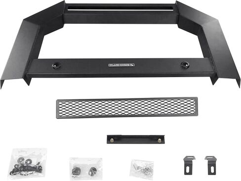 Black Horse Off Road Armour Bull Bar No Skid Plate Matte Black Compatible with 2022-2024 Toyota Tundra-AB-TO22 in Saudi Arabia