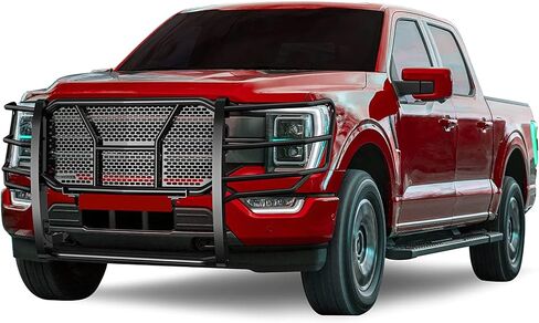 Black Horse RUGGED Heavy Duty Grille Guard Modular Black Compatible with 2021-2024 Ford F-150-RU-FOF116-B in Saudi Arabia