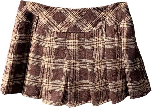 MakeMeChic Women's Plaid Mini Skirts Pleated A Line Summer Y2K Going Out Short Skirt in Saudi Arabia