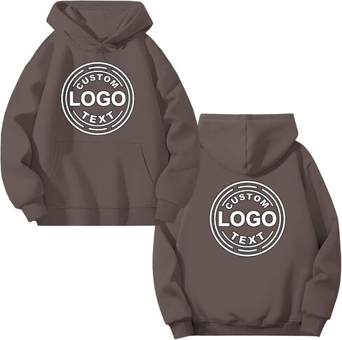 Custom Hoodie With Your Logo Image Text For Men & Women Personalized Fleece Lined Hoodie Custom Hoodies Sweatshirts in Saudi Arabia