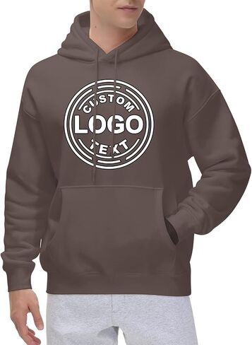 Custom Hoodie With Your Logo Image Text For Men & Women Personalized Fleece Lined Hoodie Custom Hoodies Sweatshirts in Saudi Arabia