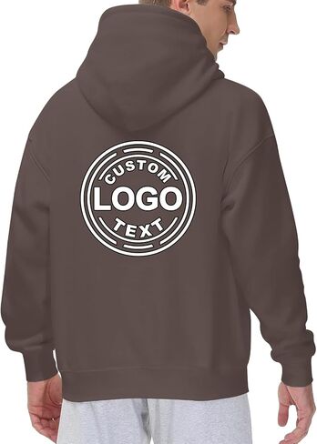 Custom Hoodie With Your Logo Image Text For Men & Women Personalized Fleece Lined Hoodie Custom Hoodies Sweatshirts in Saudi Arabia