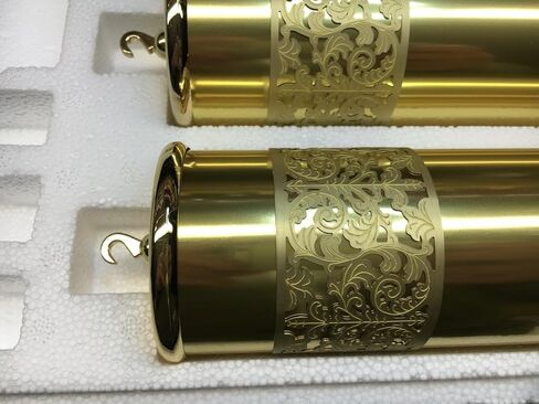 قطعة بديلة لمجموعة أوزان ساعة الجد مع حلقة مقطوعة بالليزر مقاس 60 مم × 245 مم - طقم تجميع الساعة DIY - إصلاح البناء بأجزاء متينة وأدوات دقيقة in Saudi Arabia