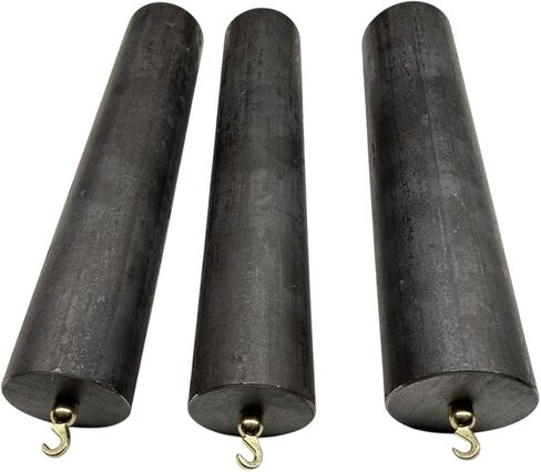 Replacement Part for Grandfather Clock Weight Insert Set of 3 with Hooks DIY Clock Assembly Kit – Build Repair with Durable Parts and Precision Tools in Saudi Arabia