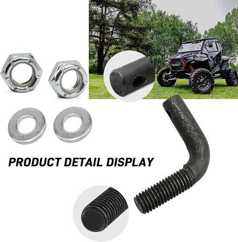 8PCS Tree Kickers Mounting Hardware, L Bolts Kit Compatible with Polaris RZR XP1000 Turbo/S in Saudi Arabia