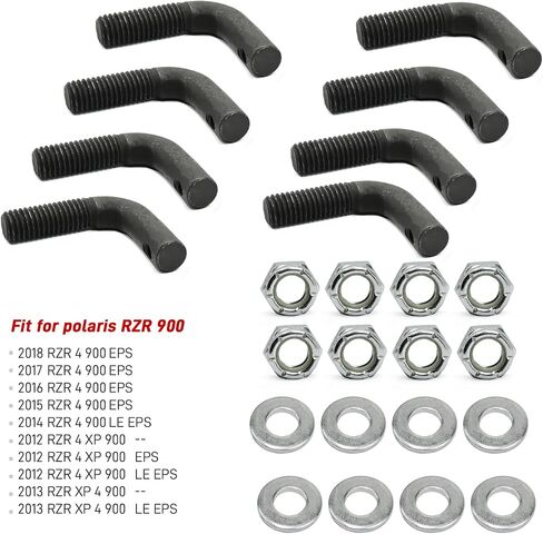 8PCS Tree Kickers Mounting Hardware, L Bolts Kit Compatible with Polaris RZR XP1000 Turbo/S in Saudi Arabia