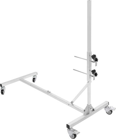 KUAFU Auto Body Paint Stand, Heavy Duty Paint Racks Panel Holder for Automotive Doors, Bumpers, Fenders, Hoods Works, Dolly Stand Repair Car - w/4 Swiveling Wheels(2 with Locking Brakes) in Saudi Arabia