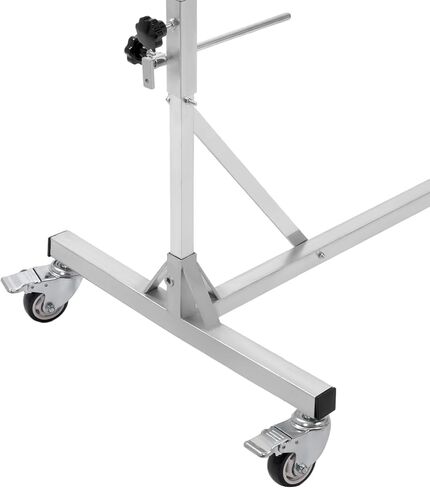 KUAFU Auto Body Paint Stand, Heavy Duty Paint Racks Panel Holder for Automotive Doors, Bumpers, Fenders, Hoods Works, Dolly Stand Repair Car - w/4 Swiveling Wheels(2 with Locking Brakes) in Saudi Arabia
