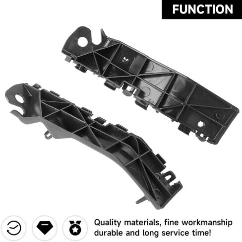 1 Pair Left and Right Side Front Bumper Bracket Bumper Mount Support Bracket-Compatible for Ford Explorer 2011-2015 for Ford Police Interceptor Utility 2013-2015-Replace Part BB5Z17E814A, BB5Z17E814B in Saudi Arabia