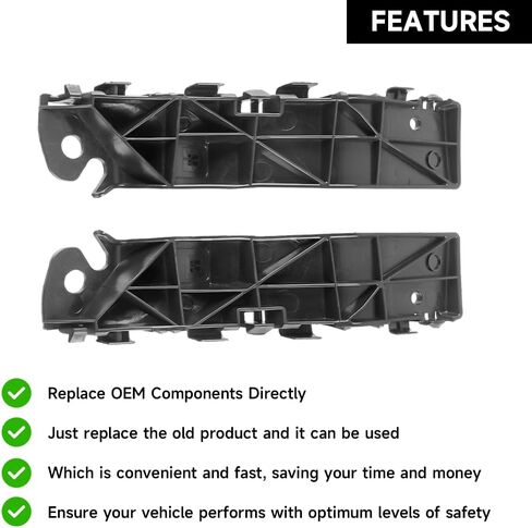 1 Pair Left and Right Side Front Bumper Bracket Bumper Mount Support Bracket-Compatible for Ford Explorer 2011-2015 for Ford Police Interceptor Utility 2013-2015-Replace Part BB5Z17E814A, BB5Z17E814B in Saudi Arabia