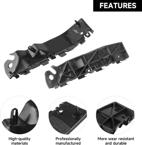 1 Pair Left and Right Side Front Bumper Bracket Bumper Mount Support Bracket-Compatible for Ford Explorer 2011-2015 for Ford Police Interceptor Utility 2013-2015-Replace Part BB5Z17E814A, BB5Z17E814B in Saudi Arabia