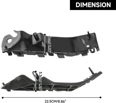 1 Pair Left and Right Side Front Bumper Bracket Bumper Mount Support Bracket-Compatible for Ford Explorer 2011-2015 for Ford Police Interceptor Utility 2013-2015-Replace Part BB5Z17E814A, BB5Z17E814B in Saudi Arabia