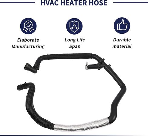 خرطوم سخان HVAC BL3Z-18472-J KH576 متوافق مع مجموعة خرطوم سخان المحرك Ford F-150 3.5L 2011-2014 استبدال BL3Z18472J in Kuwait