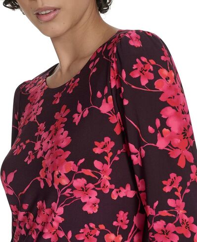 Tommy Hilfiger Women's 3/4 Sleeve Autumn Blossom Printed Shift Dress in Saudi Arabia
