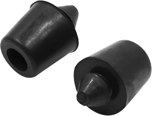 X AUTOHAUX 4pcs 10mm Car Door Shock Absorber Door Rubber Shock Block Absorbing Anti Collision Black Buffer Mount for Car Door Hood Trunk in Saudi Arabia
