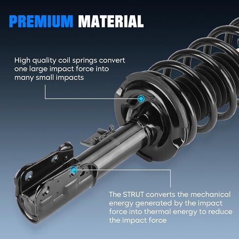 Front and Rear Strut Shock Absorber for Equinox 2007-2017, for Terrain 2010-2017, for Torrent 2007-2009, for Vue 2008-2010, for Xl-7 2007-2009, for Captiva Sport, Replace for 172527, 172526, 345055 in Saudi Arabia