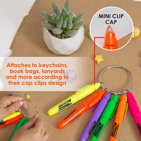 BAZIC Mini Highlighter Pen Pastel Color, Chisel Tip Broad Fine Line Highlighters Unscented (5/Pack), 1-Pack in Saudi Arabia