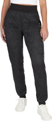 The American Outdoorsman Women's Quilted Jogger Sweatpants - Soft Lightweight Casual Pants in Saudi Arabia