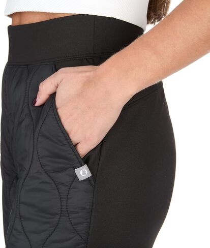 The American Outdoorsman Women's Quilted Jogger Sweatpants - Soft Lightweight Casual Pants in Saudi Arabia