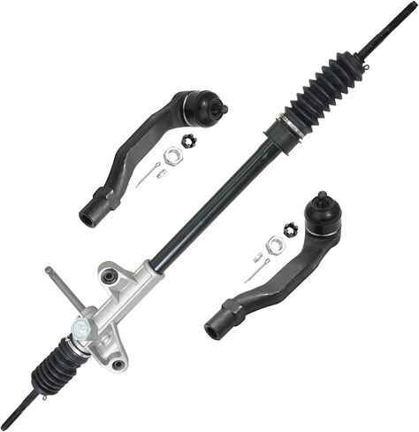 محور ديترويت - مجموعة رف التوجيه والترس لسيارة Honda Civic 1996-2000 1997 1998 1999 مجموعة كاملة من رف التوجيه وترس + 2 استبدال أطراف قضيب التعادل الخارجي in Saudi Arabia