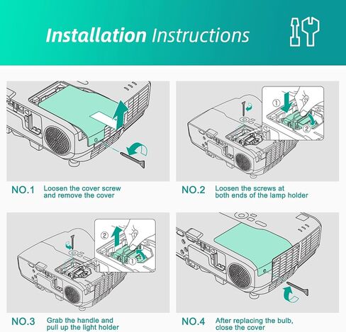 NP26LP Replacement Lamp Special Upgraded Design Bare Bulb Inside with Housing for NEC NP-PA622U PA571W PA621X PA622U PA672W PA722X Projector in Saudi Arabia
