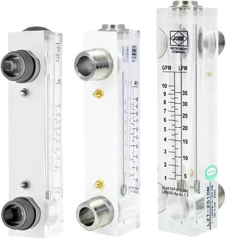 LZT-25M 1" BSPP Male PVC Acrylic Glass Plastic Liquid Water Gas Air Float Flowmeter with Adjustable Valve Panel Installation(1-10GPM 5-35LPM) in Saudi Arabia
