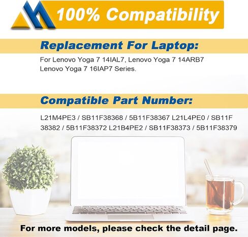 L17C4P72 Laptop Battery Replacement for Lenovo ThinkPad X1 Extreme 1st Gen/2nd Gen ThinkPad P1 1st/2nd Gen Series L17M4P72 01AY968 01AY969 L18M4P71 01YU911 5B10V98091 SB10Q76929 SB10Q76928 in Saudi Arabia