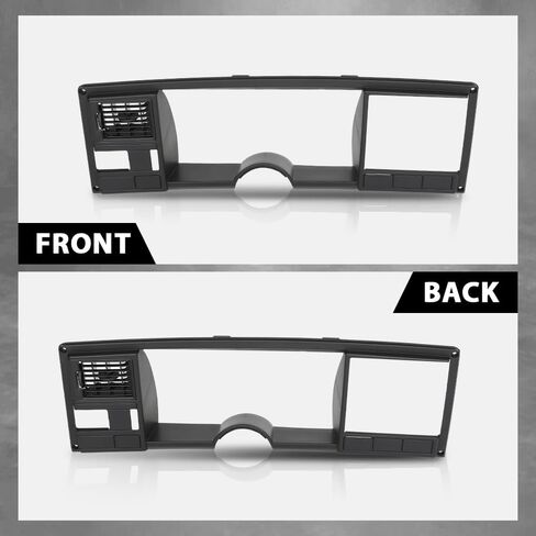 Dash Bezel Panel Surround Trim, Compatible with Chevy Silverado GMC Sierra Truck 1988-1994, Dashboard Bezel Trim Instrument Cluster, Gray in Saudi Arabia
