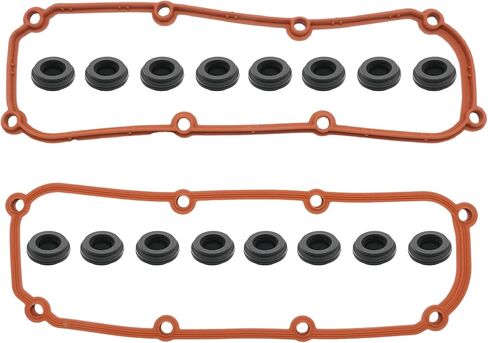 MDEOOSKY VS50599R Valve Cover Gaskets with Grommets Kit, Replacement for Chrysler Grand Voyager 3.8L V6 2001-2002 Replacement for Dodge Caravan 3.3L V6 2004-2007 in Saudi Arabia