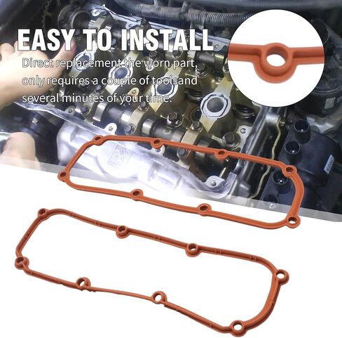 MDEOOSKY VS50599R Valve Cover Gaskets with Grommets Kit, Replacement for Chrysler Grand Voyager 3.8L V6 2001-2002 Replacement for Dodge Caravan 3.3L V6 2004-2007 in Saudi Arabia