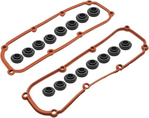 MDEOOSKY VS50599R Valve Cover Gaskets with Grommets Kit, Replacement for Chrysler Grand Voyager 3.8L V6 2001-2002 Replacement for Dodge Caravan 3.3L V6 2004-2007 in Saudi Arabia